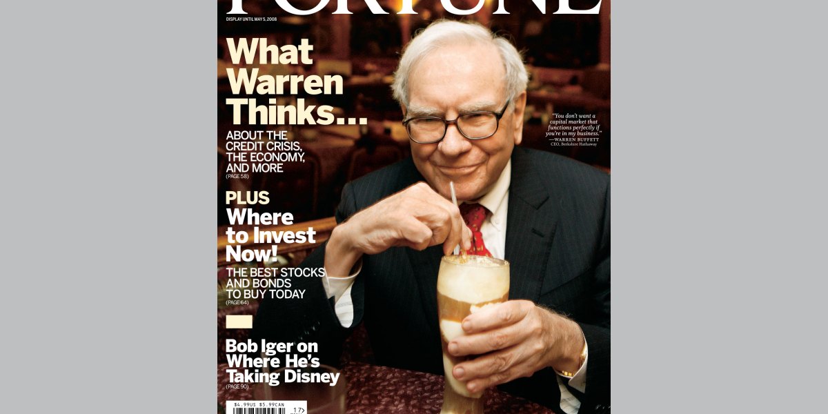Warren Buffett: Business titan and cover star Warren Buffett: Business titan and cover star