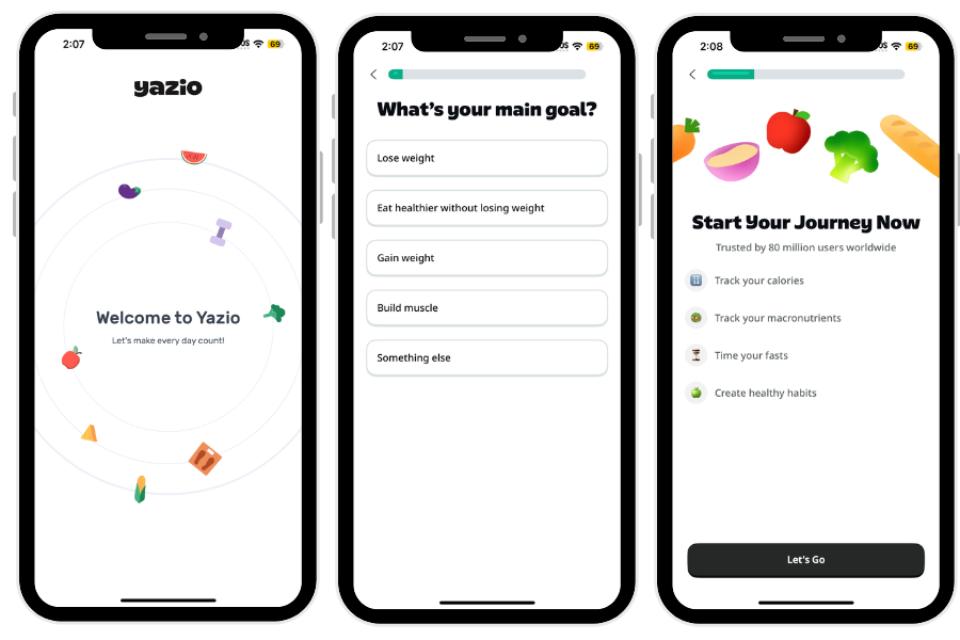 Yazio as best intermittent fasting app