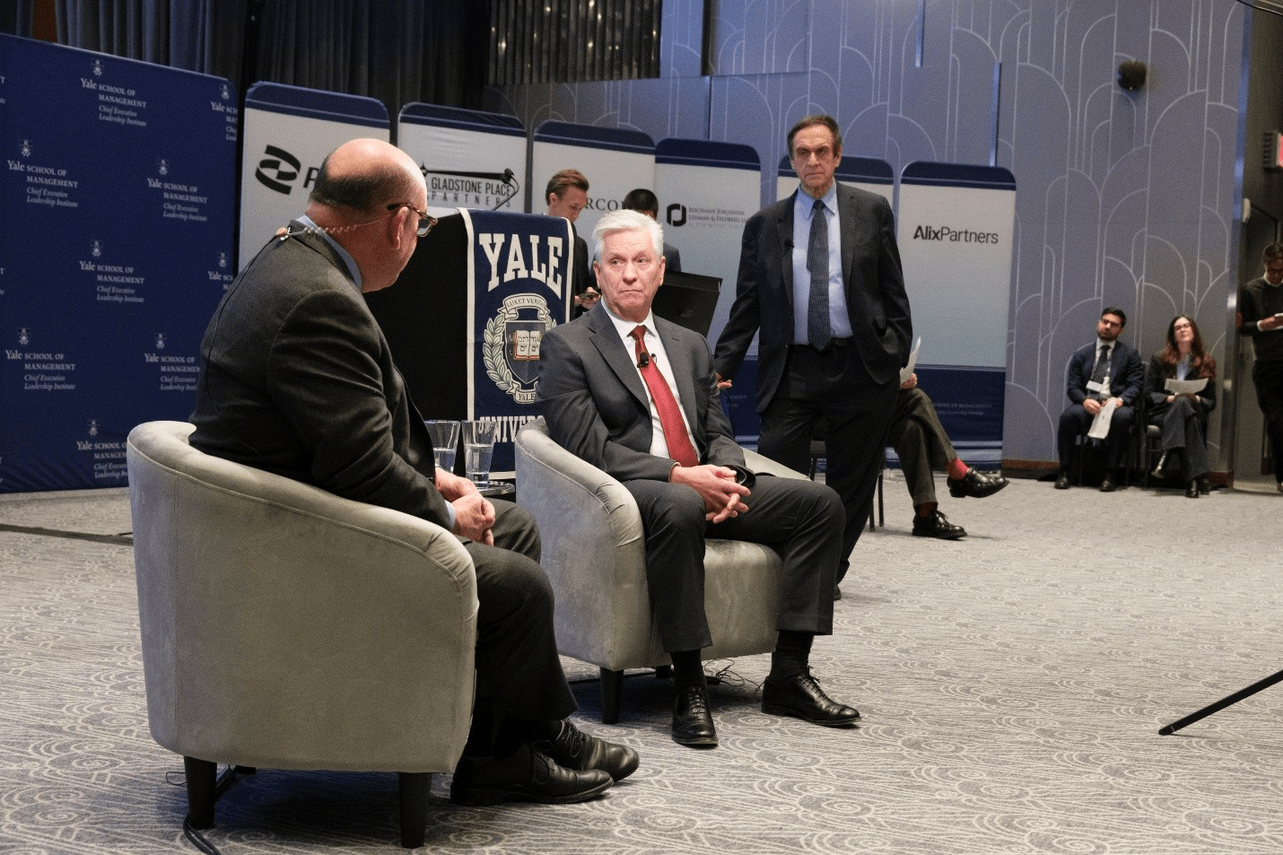 Federal Reserve Gov. Chris Waller engages 200 top CEOs at the Yale CEO Summit in December, 2025. (Photo courtesy of the Yale Chief Executive Leadership Institute/Photographer Donovan Marks)