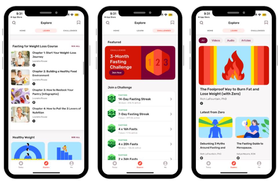 Zero as best intermittent fasting app