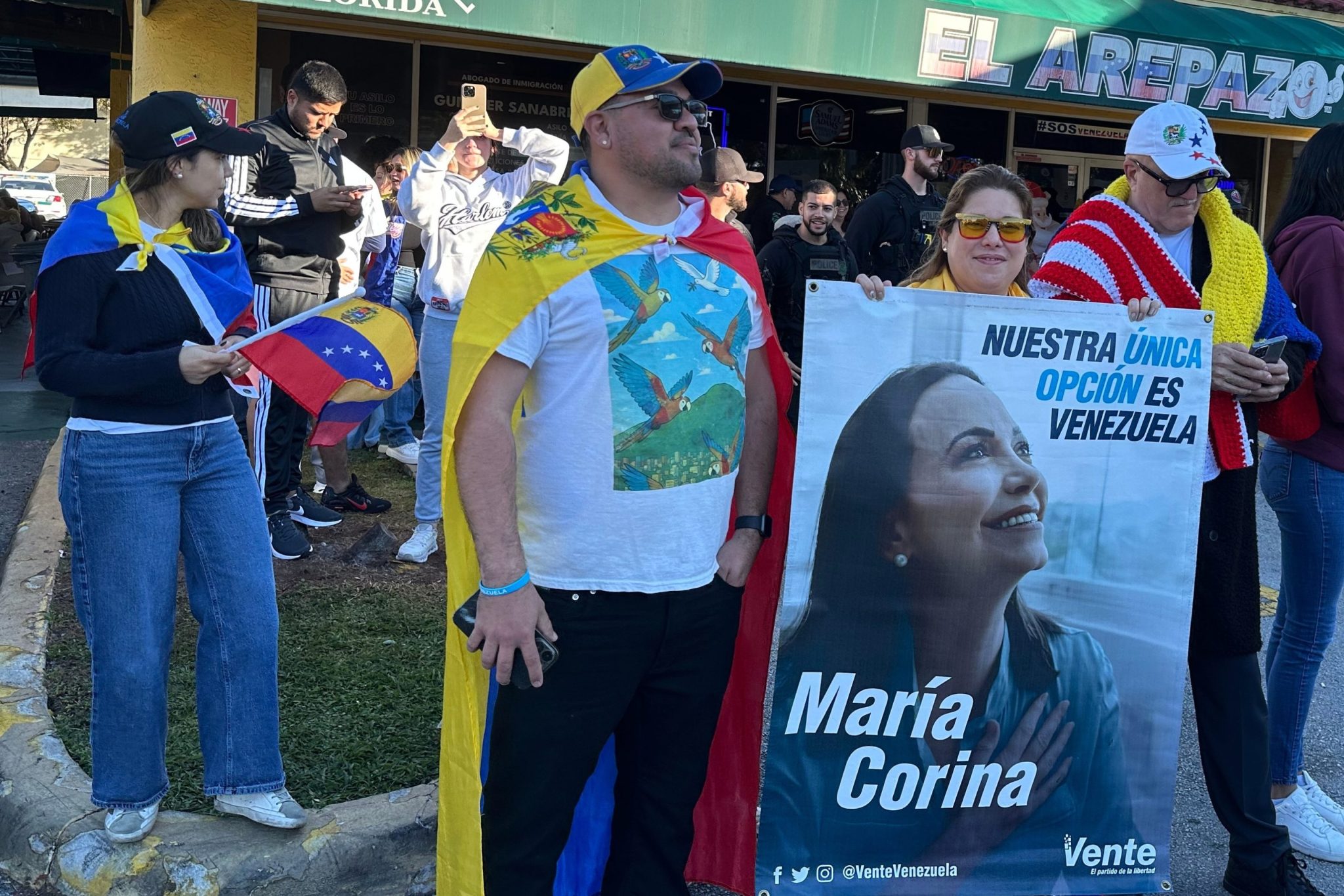 Ouster of Maduro government sparks celebrations among Venezuelans in South Florida Ouster of Maduro government sparks celebrations among Venezuelans in South Florida
