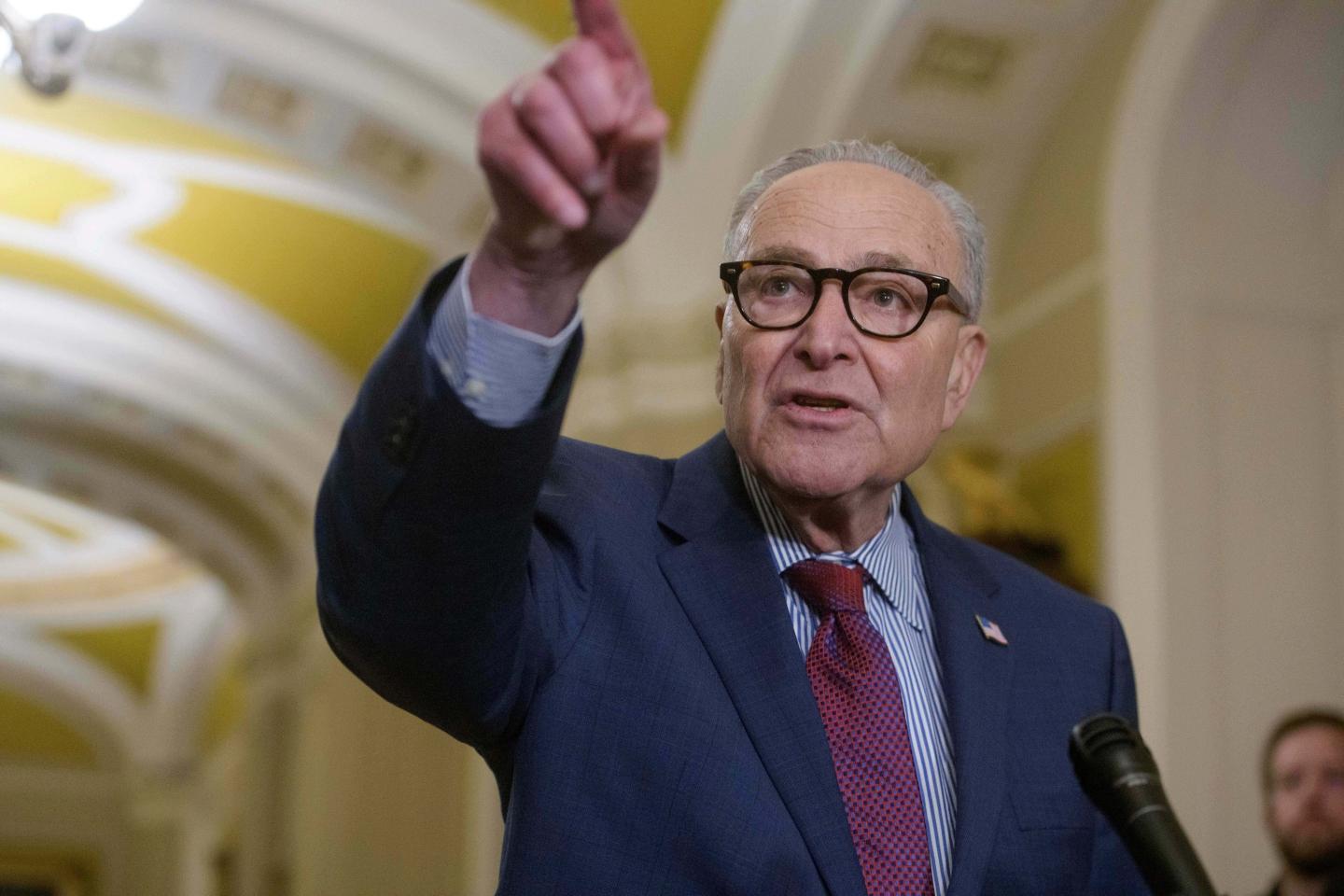 Schumer calls on GOP to help rewrite DHS bill and advance funds for other departments as shutdown deadline nears