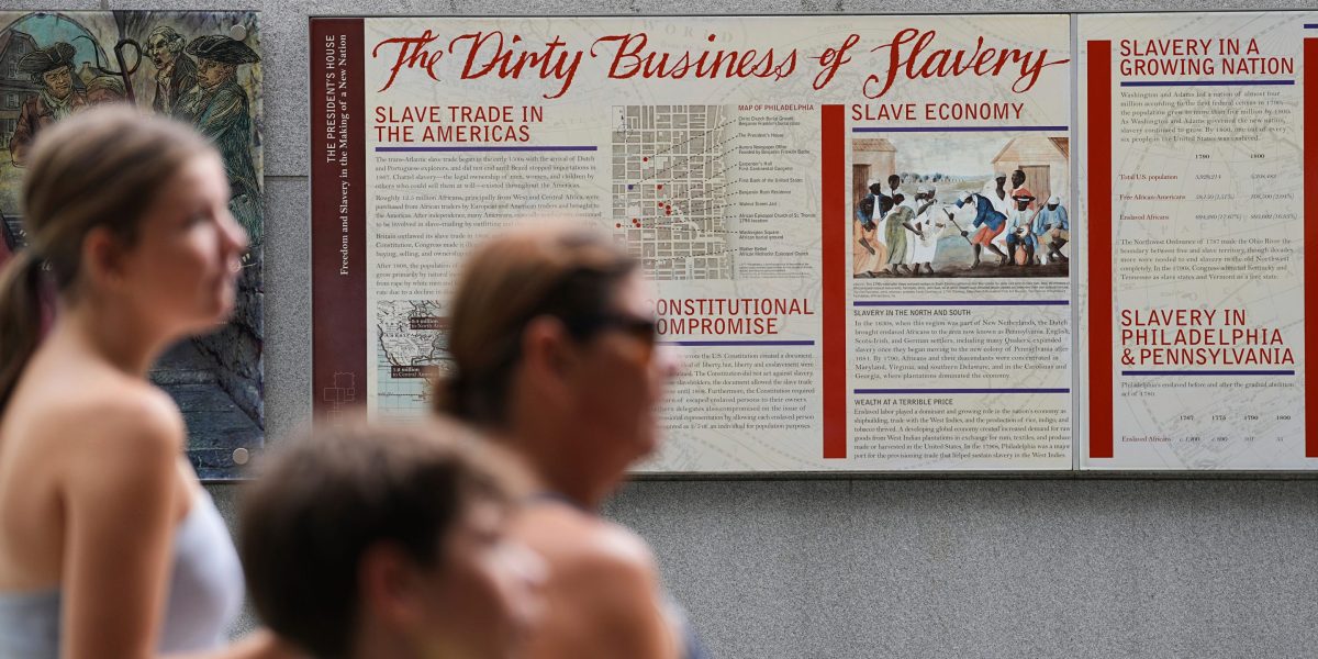 Philadelphia sues Trump administration for removing evidence of slavery from George Washington’s house