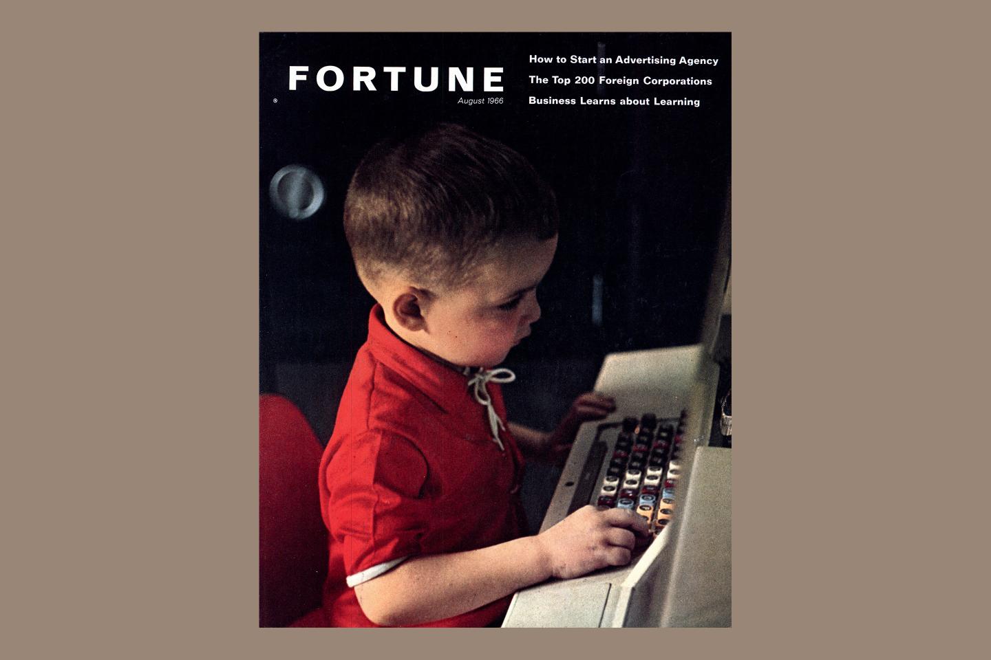 The 1966 cover of Fortune Magazine welcomed the Information age. Now the AI era beckons