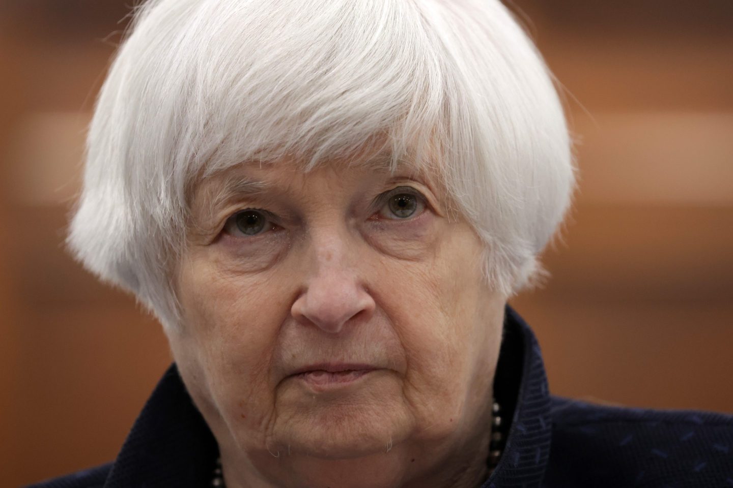 U.S. Treasury Secretary Janet Yellen testifies during a hearing before the Financial Services and General Government Subcommittee of the House Appropriations Committee at Rayburn House Office Building on Capitol Hill on March 21, 2024 in Washington, DC.