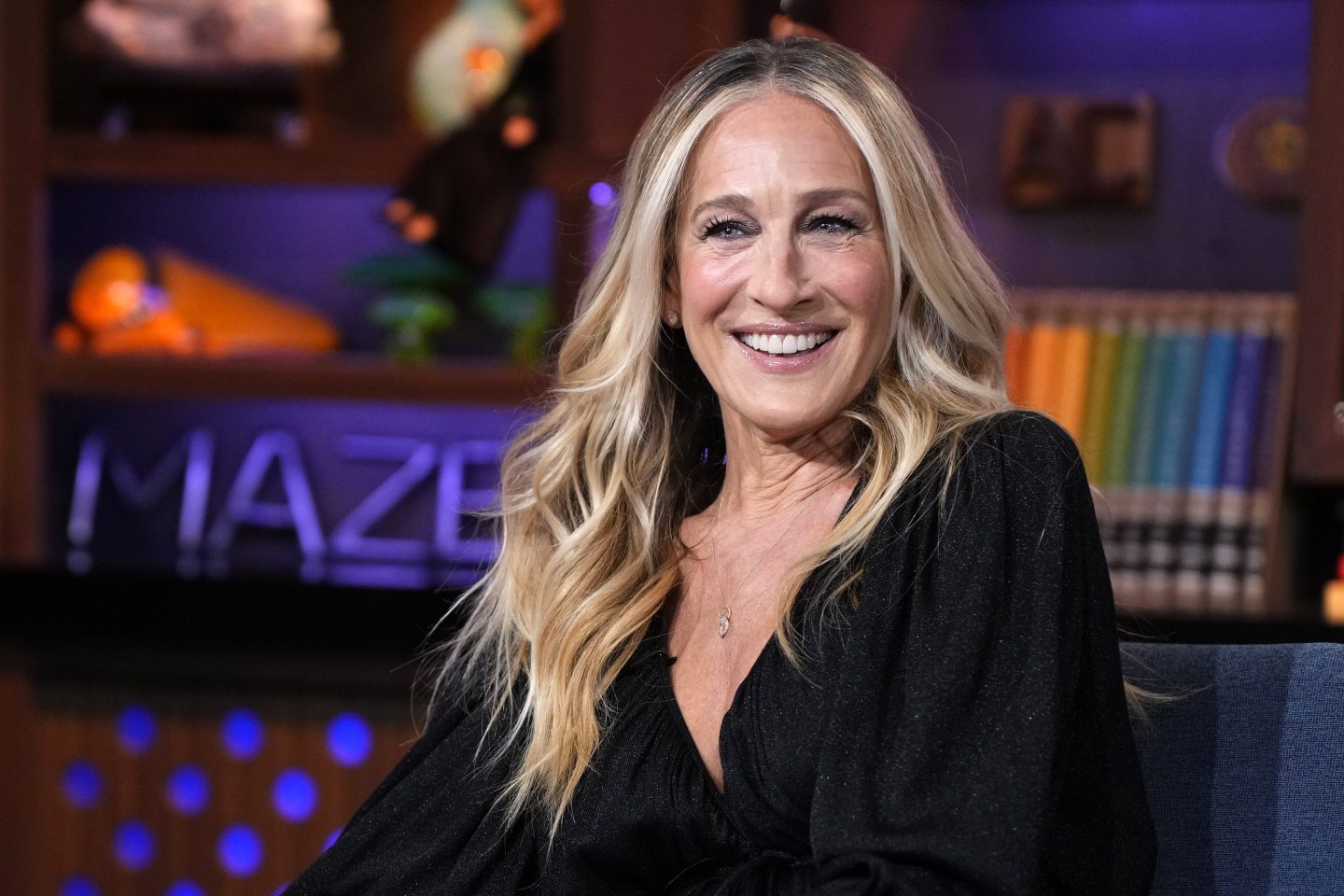 WATCH WHAT HAPPENS LIVE WITH ANDY COHEN -- Episode 22113 -- Pictured: Sarah Jessica Parker -- (Photo by: Charles Sykes/Bravo via Getty Images)