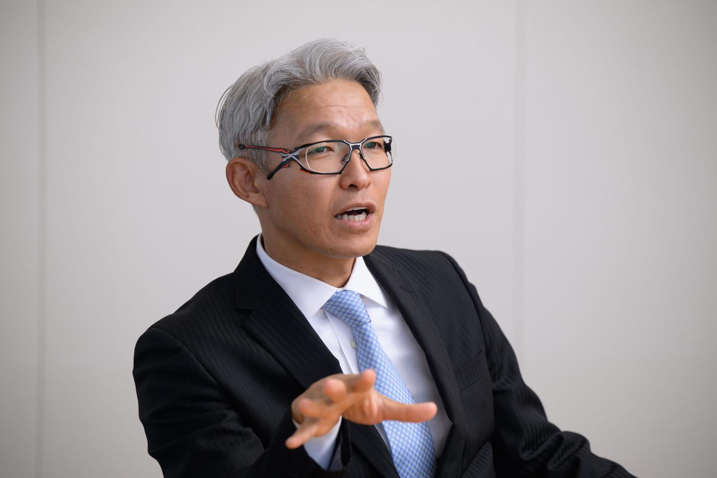 Hisayuki Idekoba, chief executive officer of Recruit Holdings Co., during an interview at the company's headquarters in Tokyo on Dec. 12, 2025.