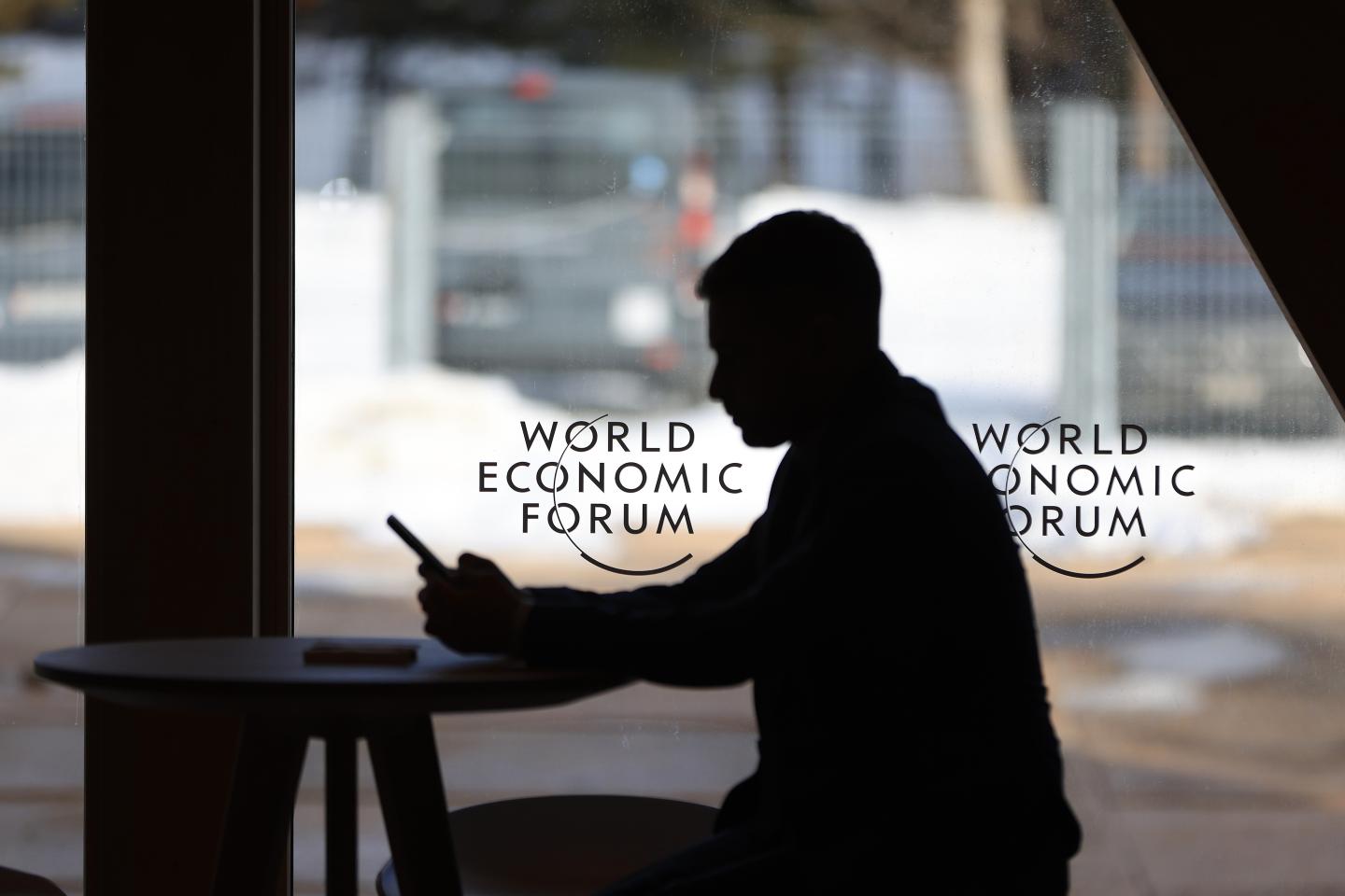 Photo of a Davos attendee