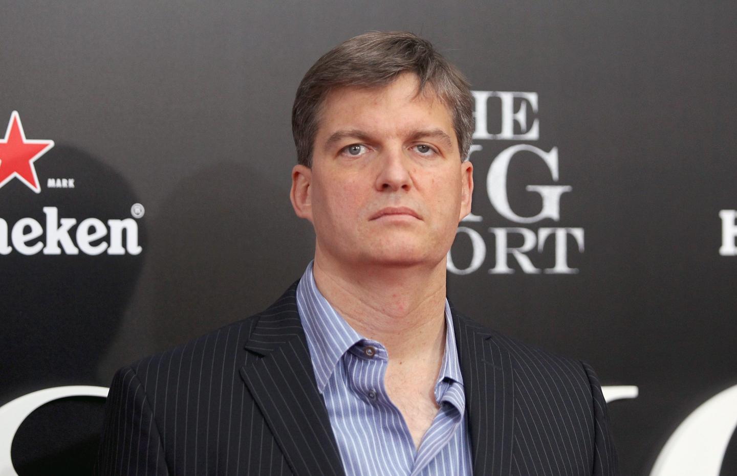 Michael Burry attends the "The Big Short" New York premiere at Ziegfeld Theater on November 23, 2015 in New York City.  