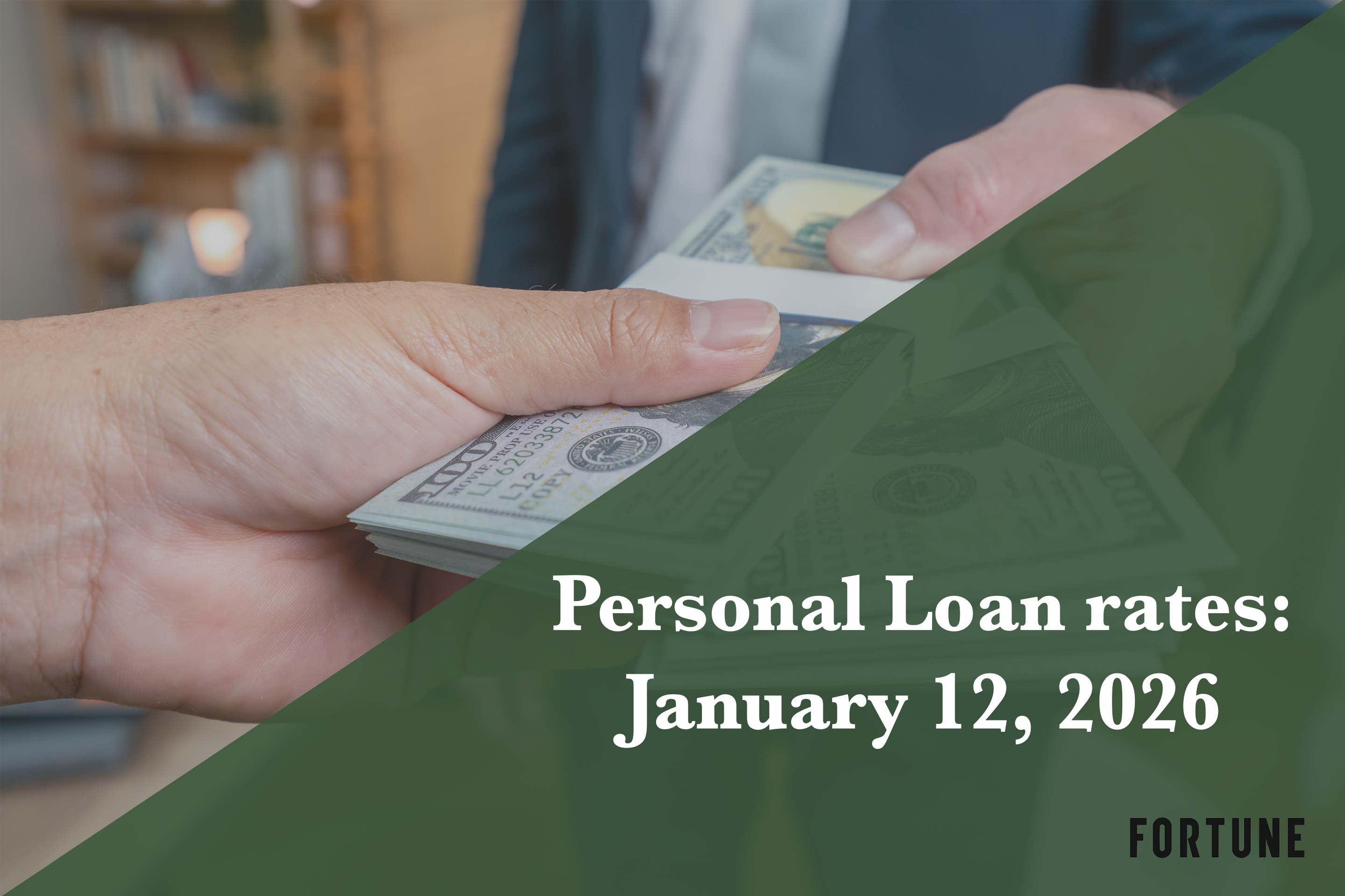 Personal Loan APRs Jan 12 2026 Fortune Loan Rates Jan 12 