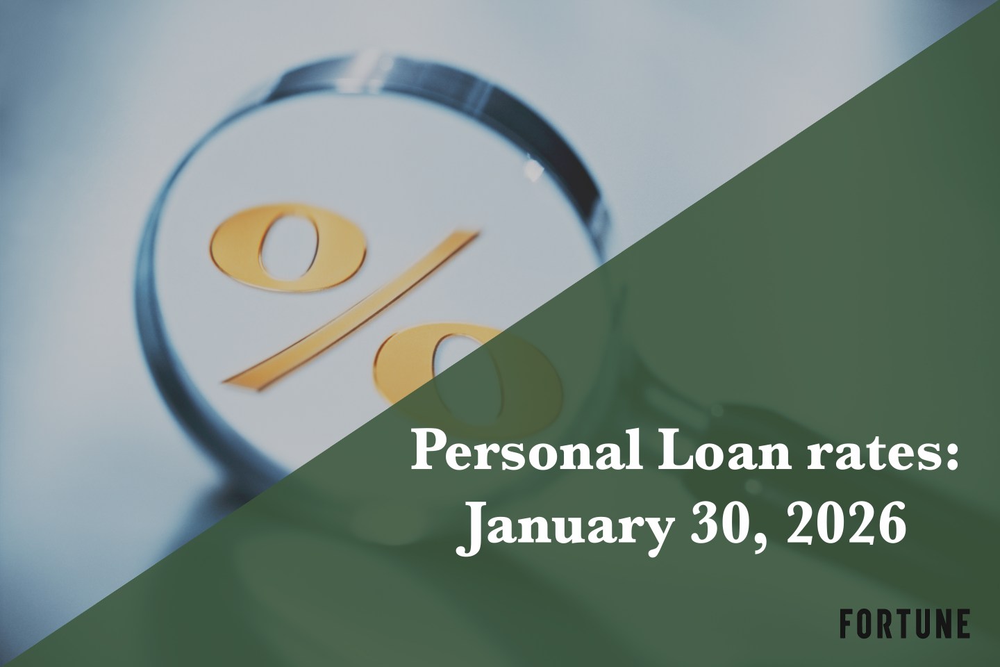Personal loan APRs on Jan. 30, 2026
