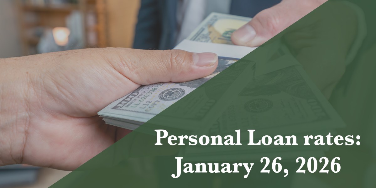 Personal loan APRs on Jan. 26, 2026