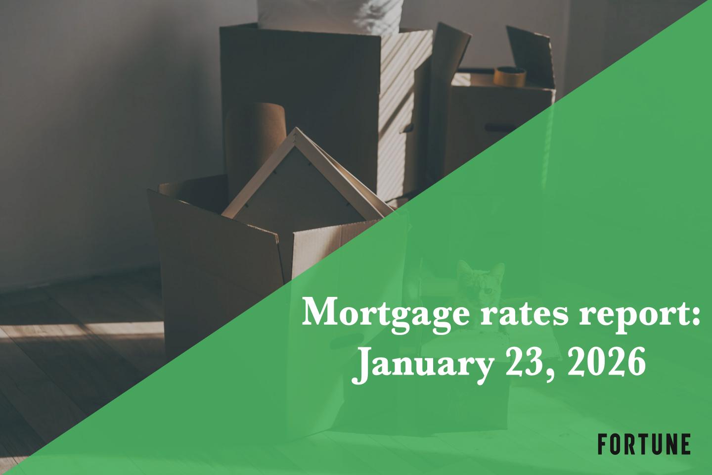 Current mortgage rates report for Jan. 23, 2026: Rates steady once more