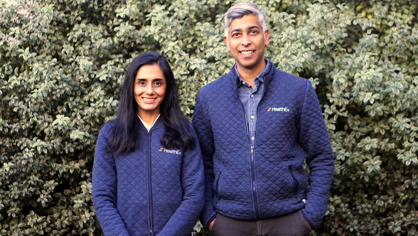 HealthEx cofounders Priyanka Agarwal, now the company's CEO, and Anand Raghavan, its CTO.