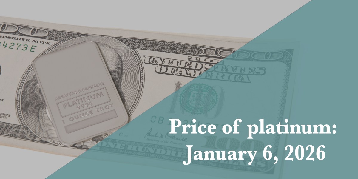 Price of platinum: Tuesday, January 6, 2026