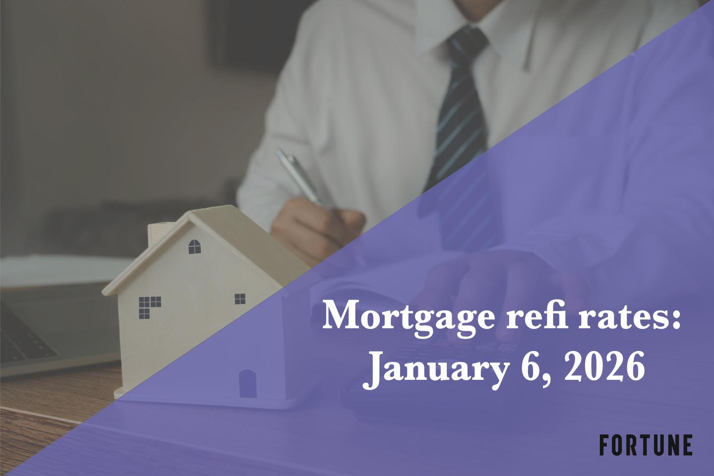 Current refi mortgage rates report for Jan. 6, 2026