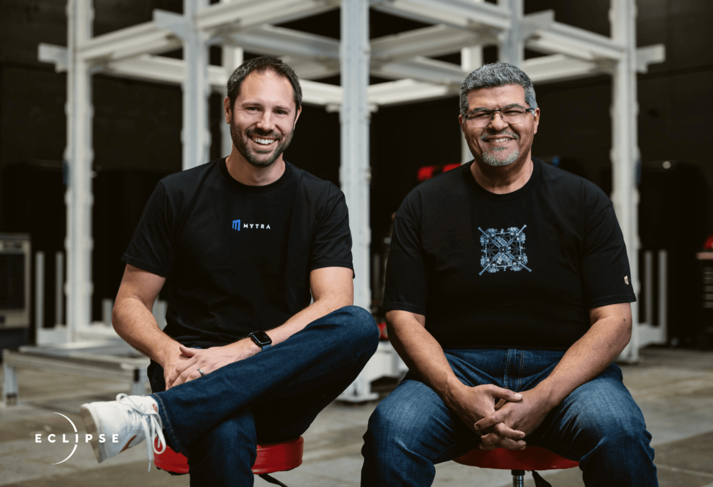 Mytra's Chris Walti (L) and Ahmad Baitalmal (R).