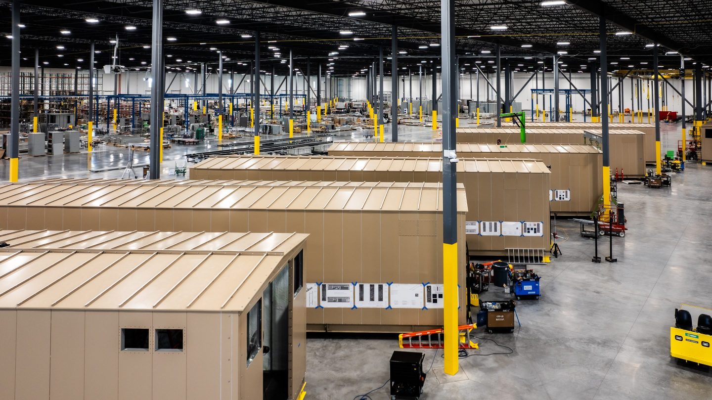 Forgent Power Solutions is building its "e-houses" to contain its electrical equipment at its expanded Minnesota manufacturing hub.
