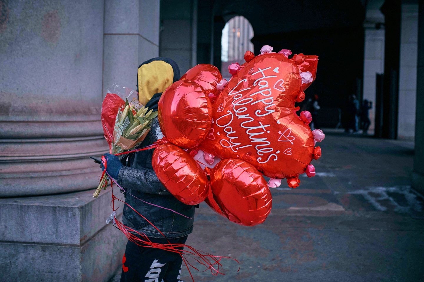 Valentines Day balloons