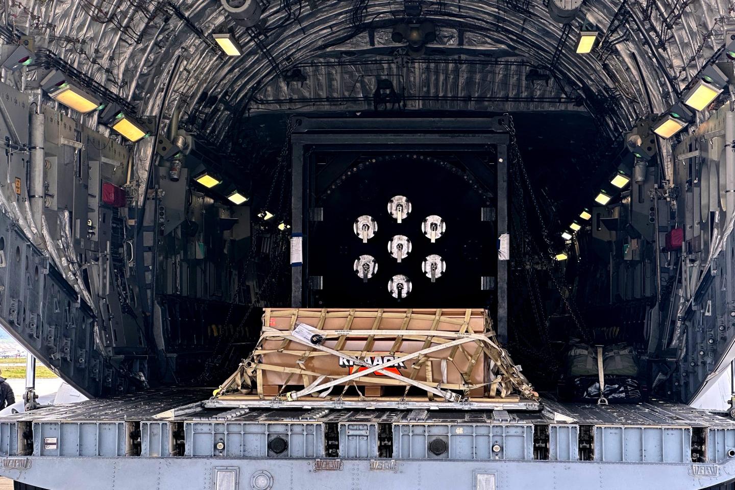 U.S. military airlifts small nuclear reactor for the first time, flying a minivan-sized microreactor nearly 700 miles on a C-17
