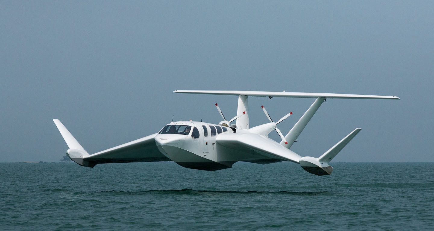 Photo of an AirFish in a trial operation