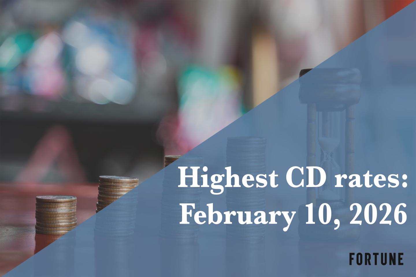 Top CD rates on Feb. 10, 2026: Lock in up to up to 4.18%