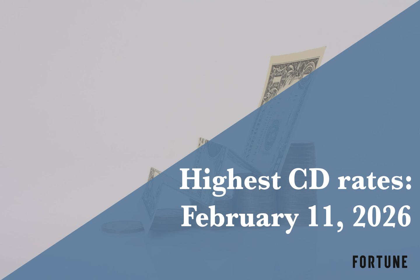 Top CD rates on Feb. 11, 2026: Lock in up to up to 4.15%