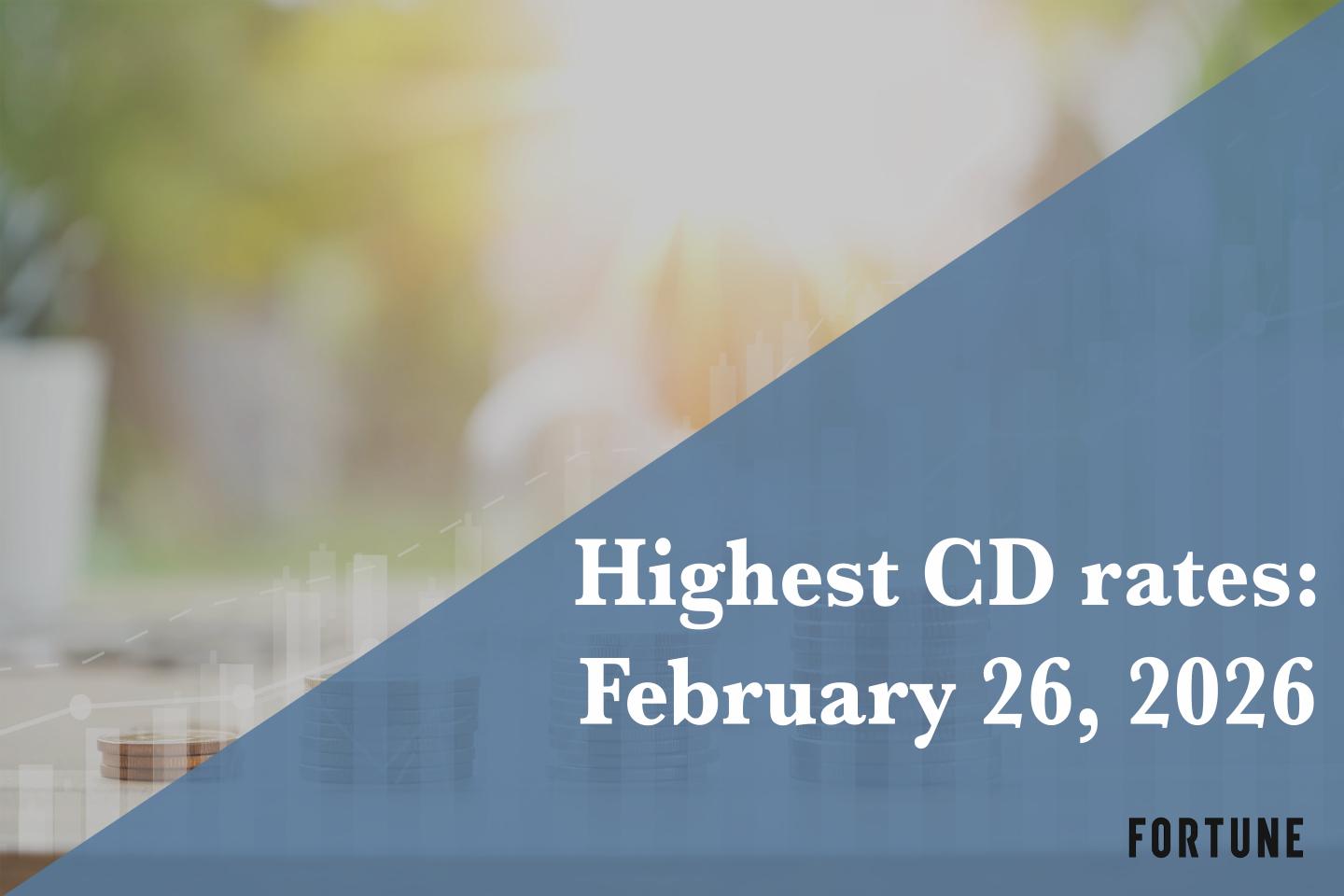Top CD rates on Feb. 26, 2026: Lock in up to up to 4.15%