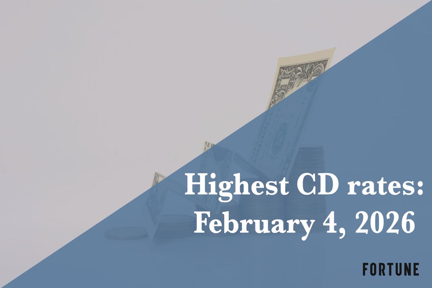 Top CD rates on Feb. 4, 2026: Lock in up to up to 4.18%