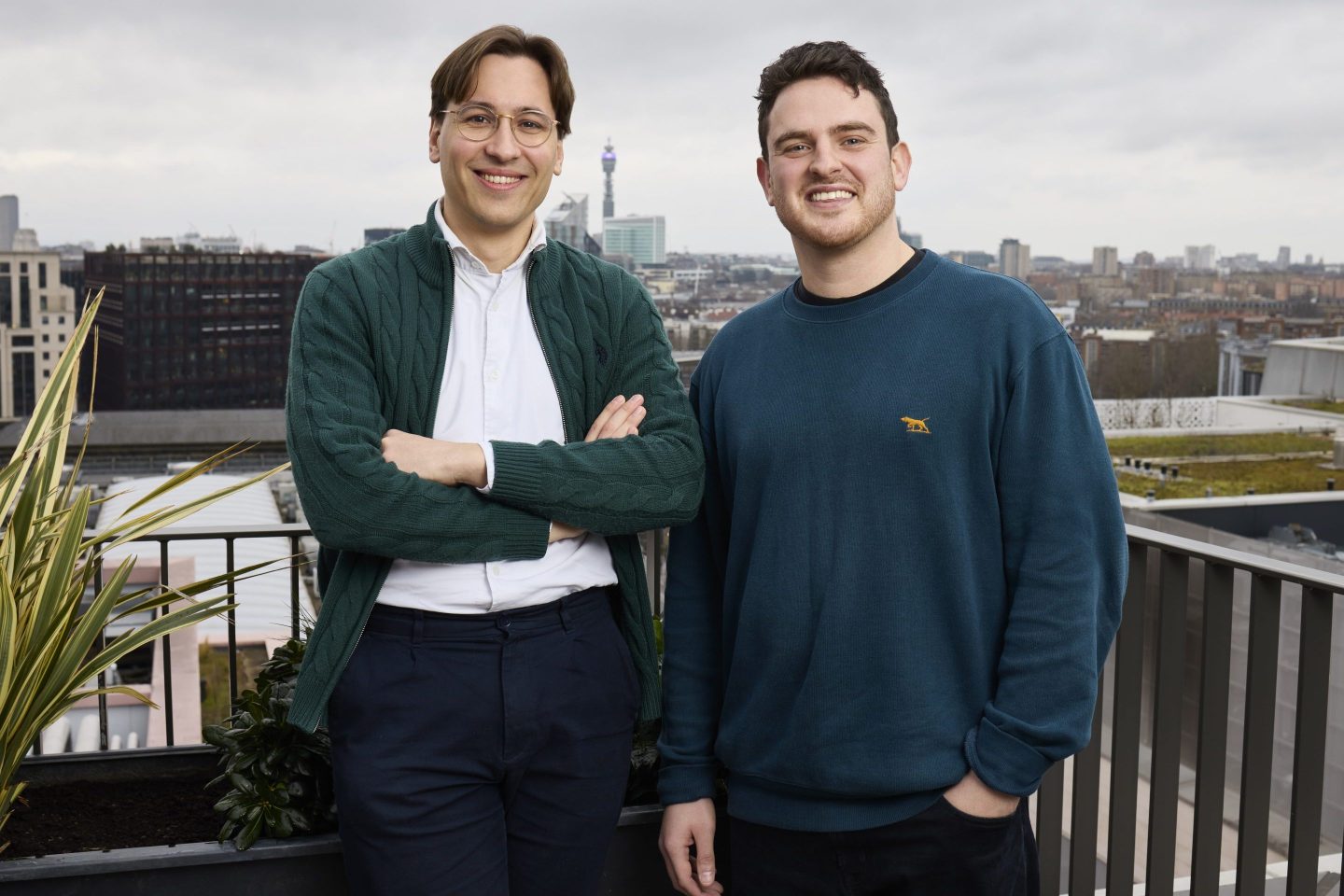 Callosum cofounders (from left) Jascha Achterberg and Danyal Akarca.