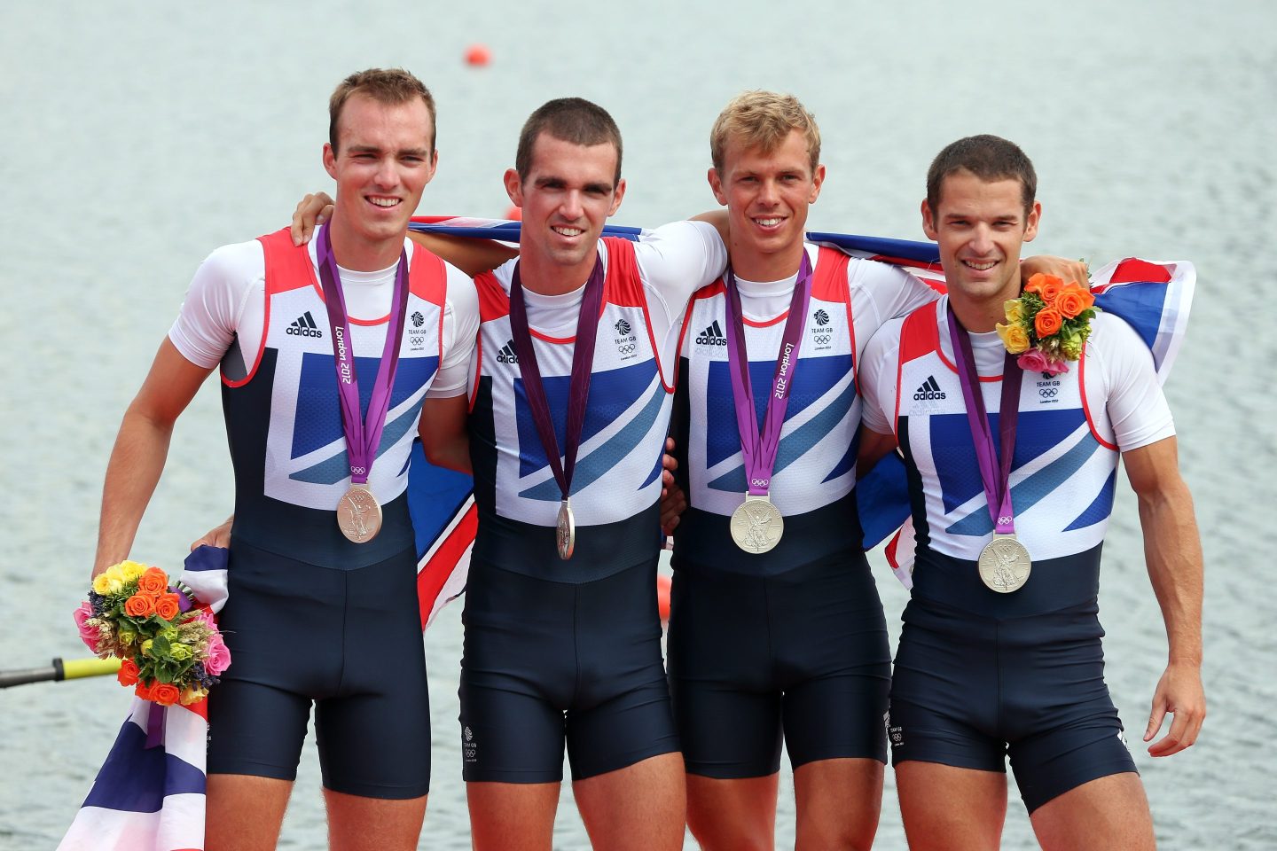 Rob Williams (pictured center right), silver medal Olympic rower and managing director in global banking and markets for Goldman Sachs.