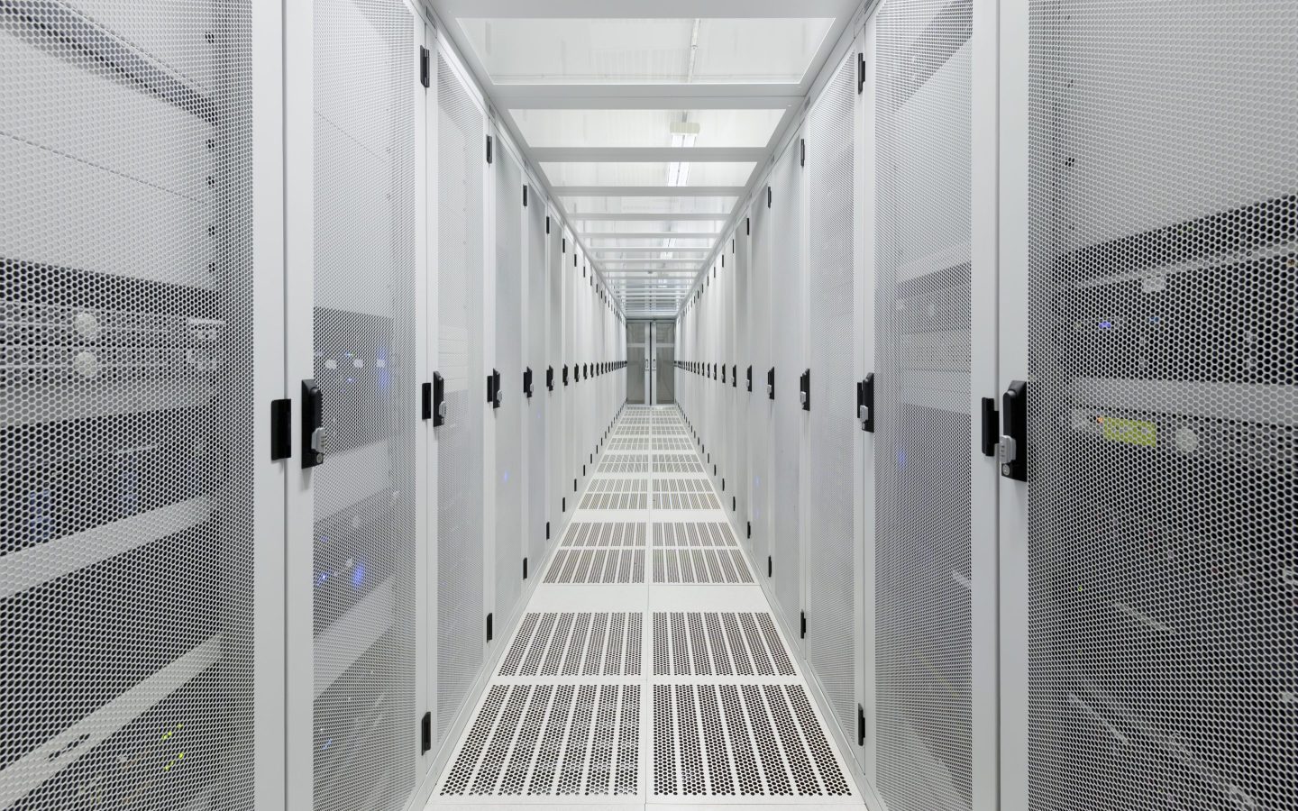 Server room at data center