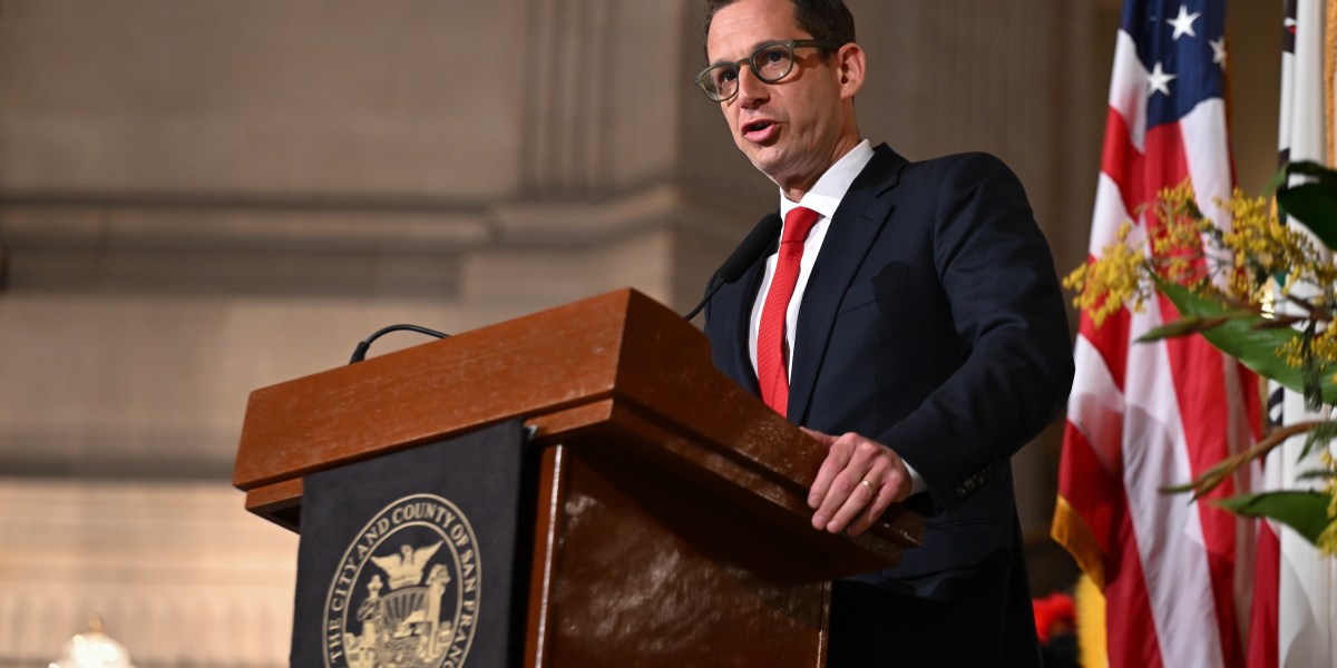 Daniel Lurie, heredero de Levi Strauss, ayudó a atraerlo al Super Bowl cuando el Levi’s Stadium estaba en construcción. Ahora es alcalde de una fortuna de 440 millones de dólares.