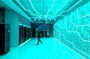 Photo: Inside a data center.