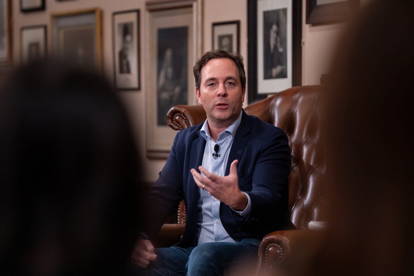 CAMBRIDGE, UNITED KINGDOM - OCTOBER 10: Spencer Rascoff, CEO of Tinder and Match Group, speaks at The Cambridge Union on October 10, 2025 in Cambridge, Cambridgeshire. The Match Group owns and operates Tinder, Hinge, OkCupid, and other dating global brands. (Photo by Nordin Catic/Getty Images for The Cambridge Union)