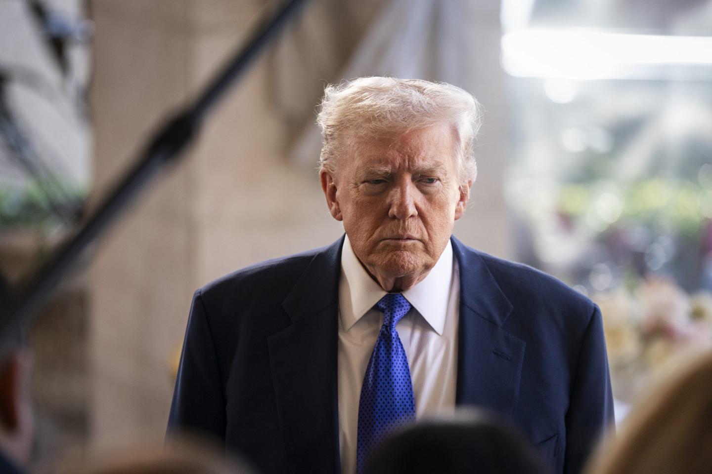 U.S. President Donald Trump speaks to reporters and members of the media at Mar-a-Lago on February 1, 2026 in Palm Beach, Florida.