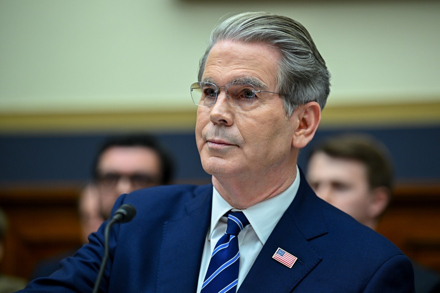 Scott Bessent, US treasury secretary, during a House Financial Services Committee hearing in Washington, DC, US, on Wednesday, Feb. 4, 2026.