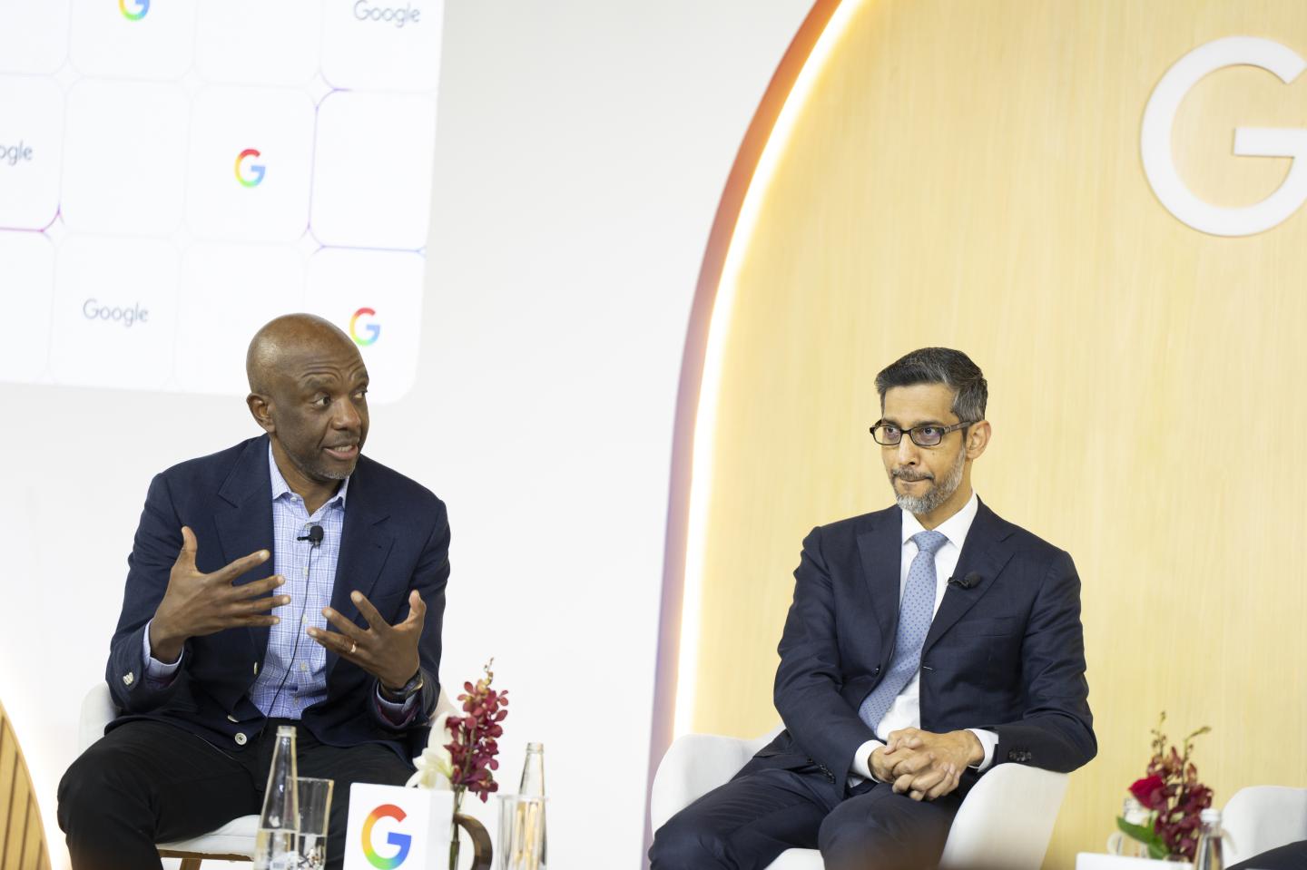 Sundar Pichai at the Google Event at the India AI Impact Summit