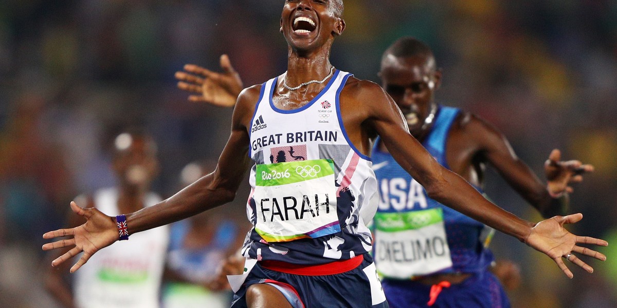 El corredor olímpico Mo Farah tiene un mensaje para la generación Z que lucha.
