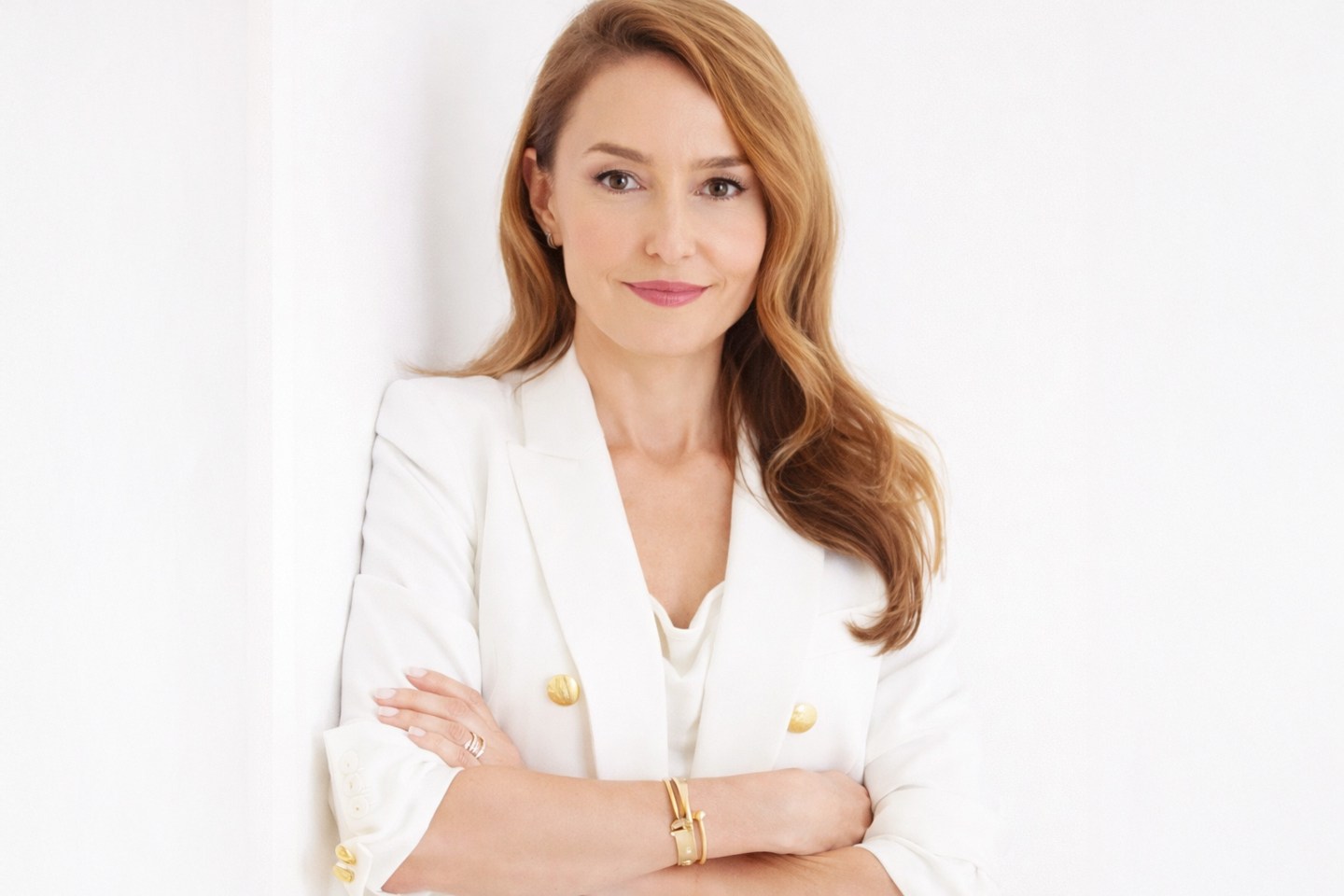 Melissa Bridgeford with her arms crossed