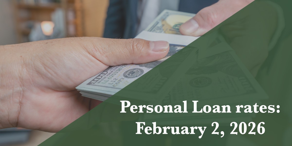 Personal loan APRs on Feb. 2, 2026