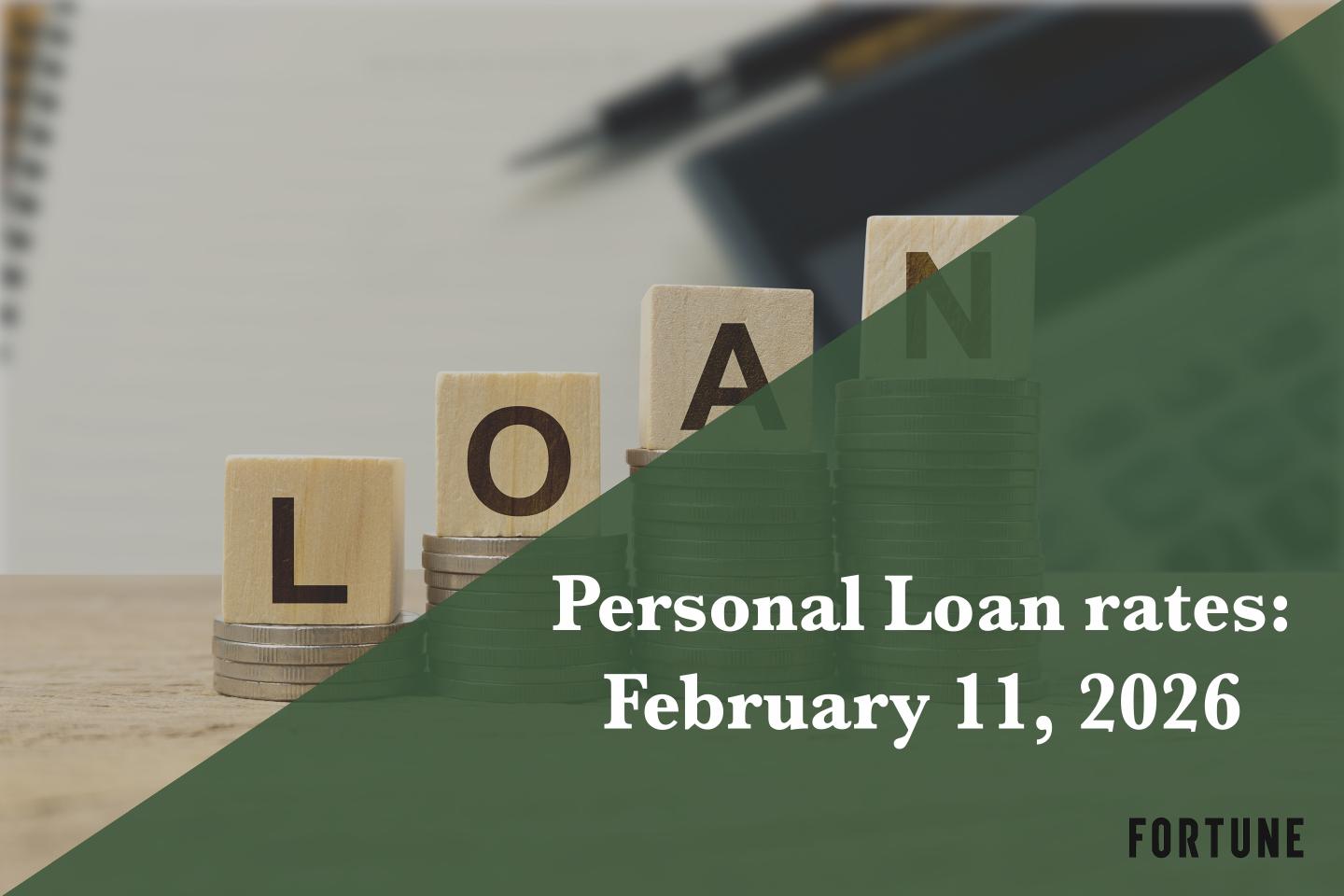 Personal loan APRs on Feb. 11, 2026