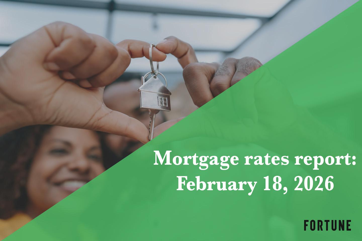 Current mortgage rates report for Feb. 18, 2026: Rates slip below 6.00%