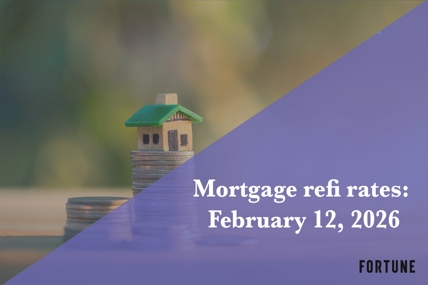 Current refi mortgage rates report for Feb. 12, 2026