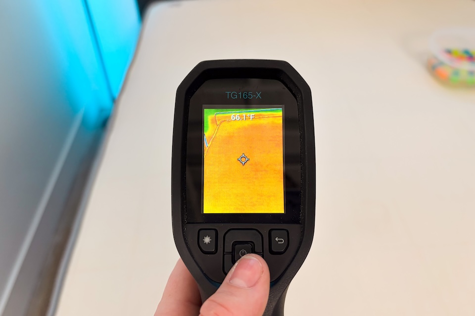 Cooling test on best latex mattress