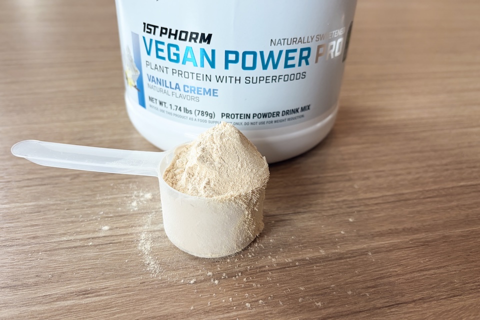 1st Phorm as best vegan protein powder