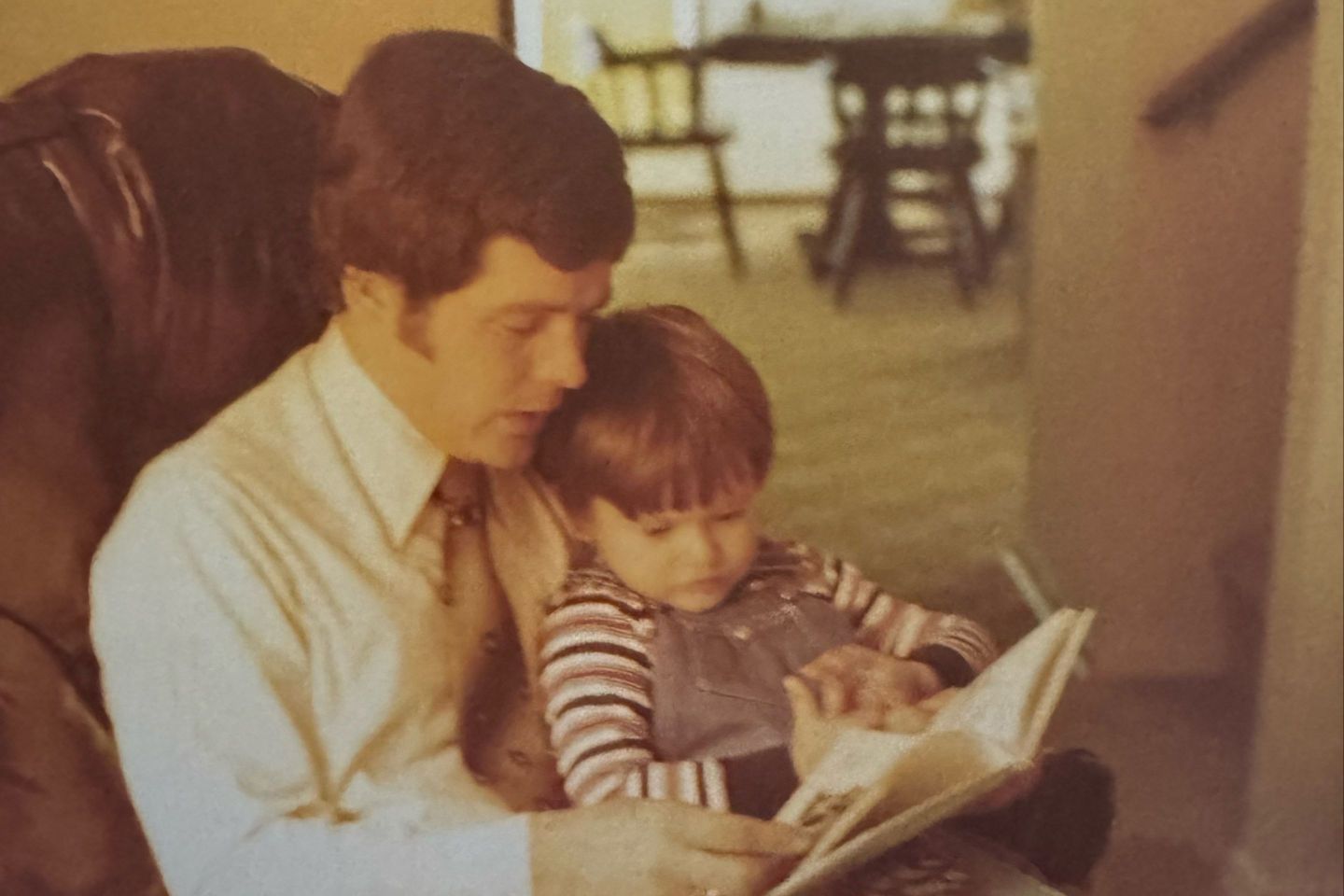 Walmart CEO John Furner with his father, Steve, as a child.