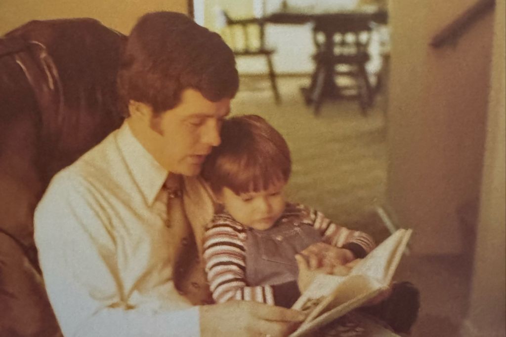Walmart CEO John Furner with his father, Steve, as a child.