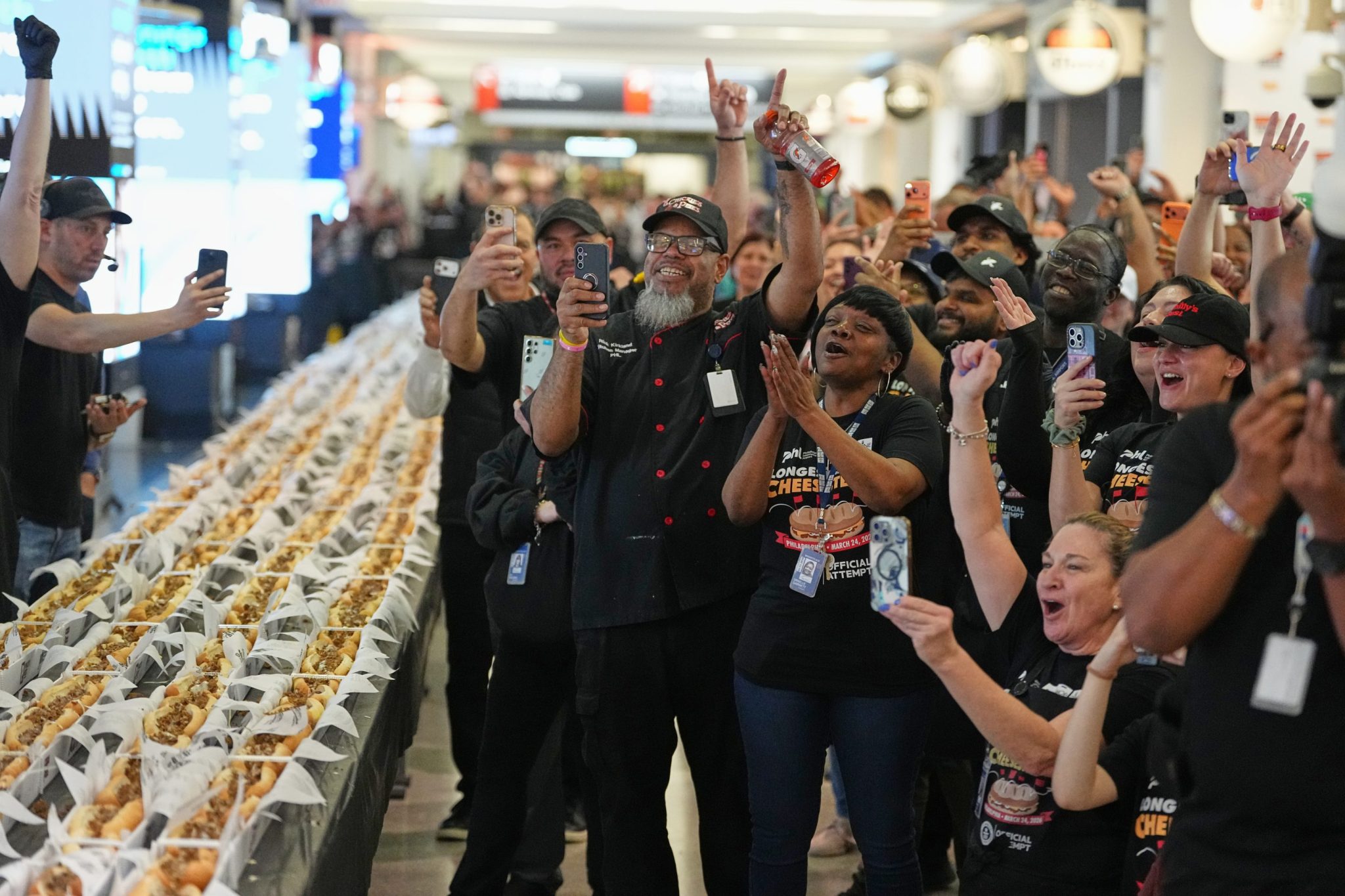 Philadelphia responds to unpaid TSA worker plight with ‘world record for the longest cheesesteak in history’