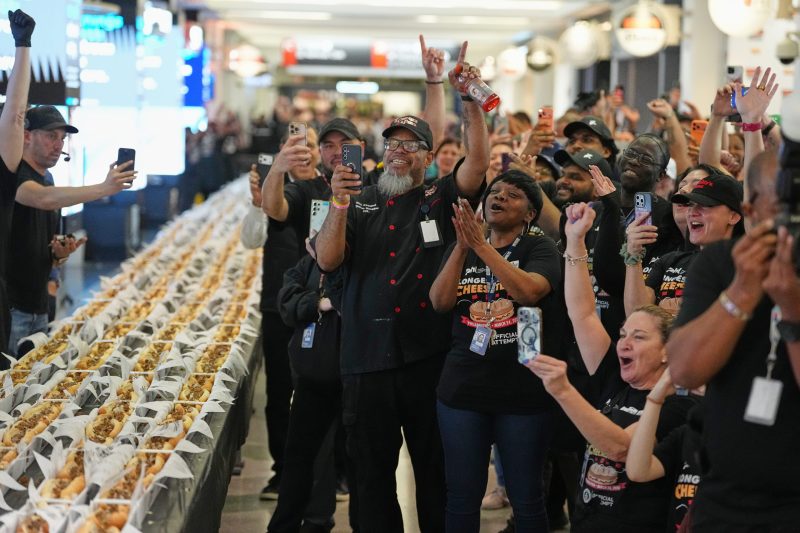 Philadelphia responds to unpaid TSA worker plight with ‘world record for the longest cheesesteak in history’